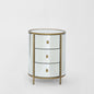 Palais Bedside 3 Drawer Mirror & Gold