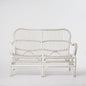 Seville Rattan Two Seater White