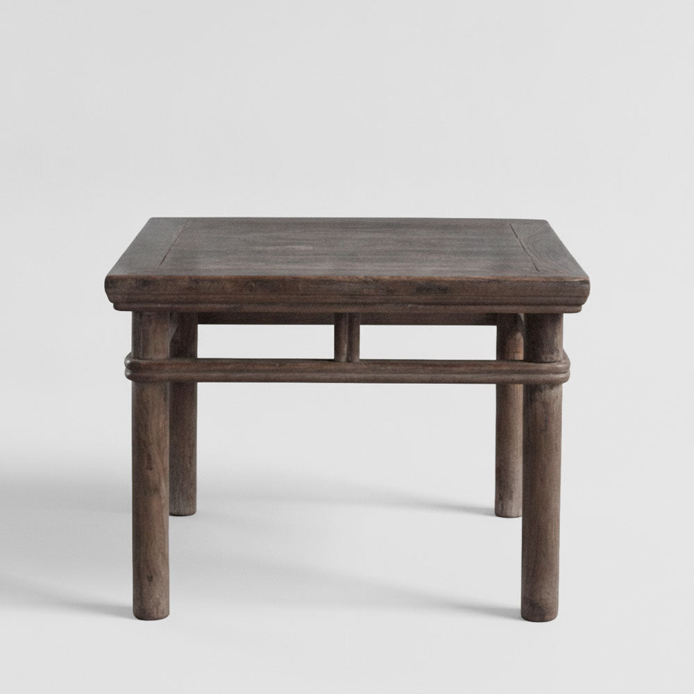 120 Years Old Elm Wood Side Table