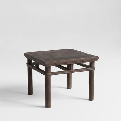 120 Years Old Elm Wood Side Table