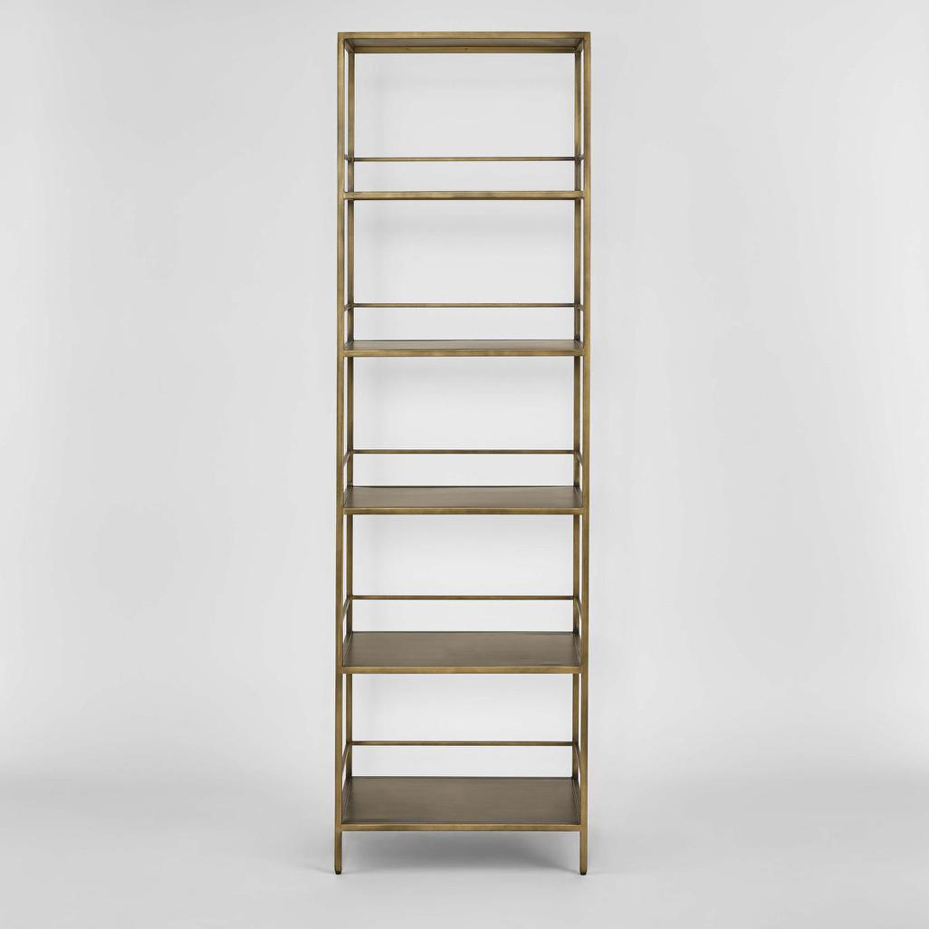Burnley Shelf 5 Tier Brass