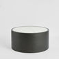 Gordon Drum Coflee Table Black/White Stone