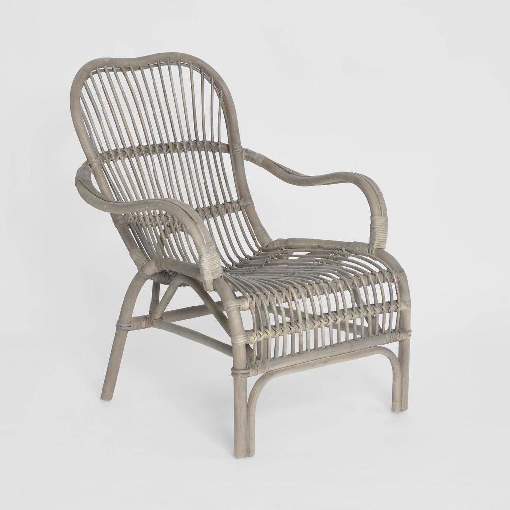 Seville Rattan Armchair Kubu Grey