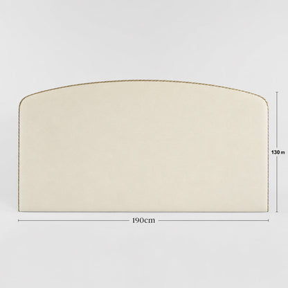 Palais Bedhead King Gold & Linen
