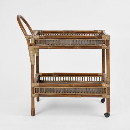 Rattan Bar Cart