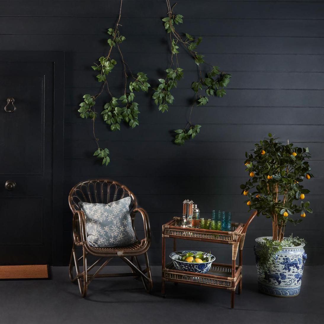 Rattan Bar Cart