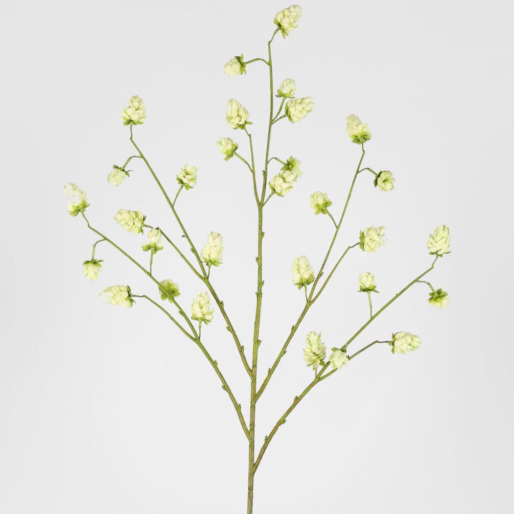 Hop Flower Spray 112cm White