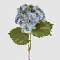 Hydrangea Large Stem With Leaves 75cm Blue