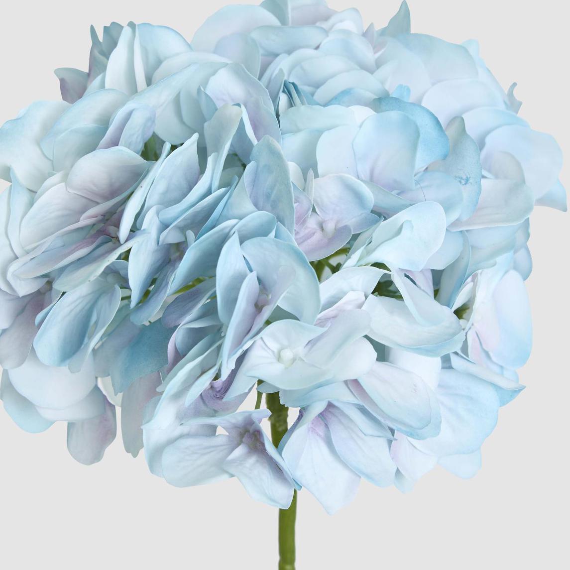Hydrangea Soft Touch Stem 75cm Blue