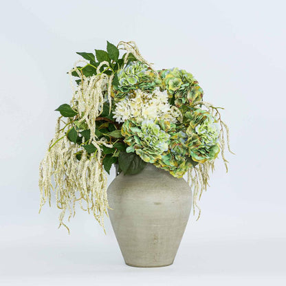 Hydrangea Real Touch Stem 64cm Green