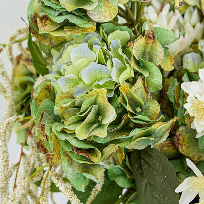 Hydrangea Real Touch Stem 64cm Green