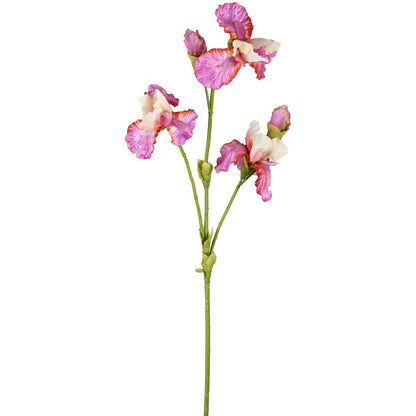 Iris Spray 102cm Lavender/Cream 6 pcs