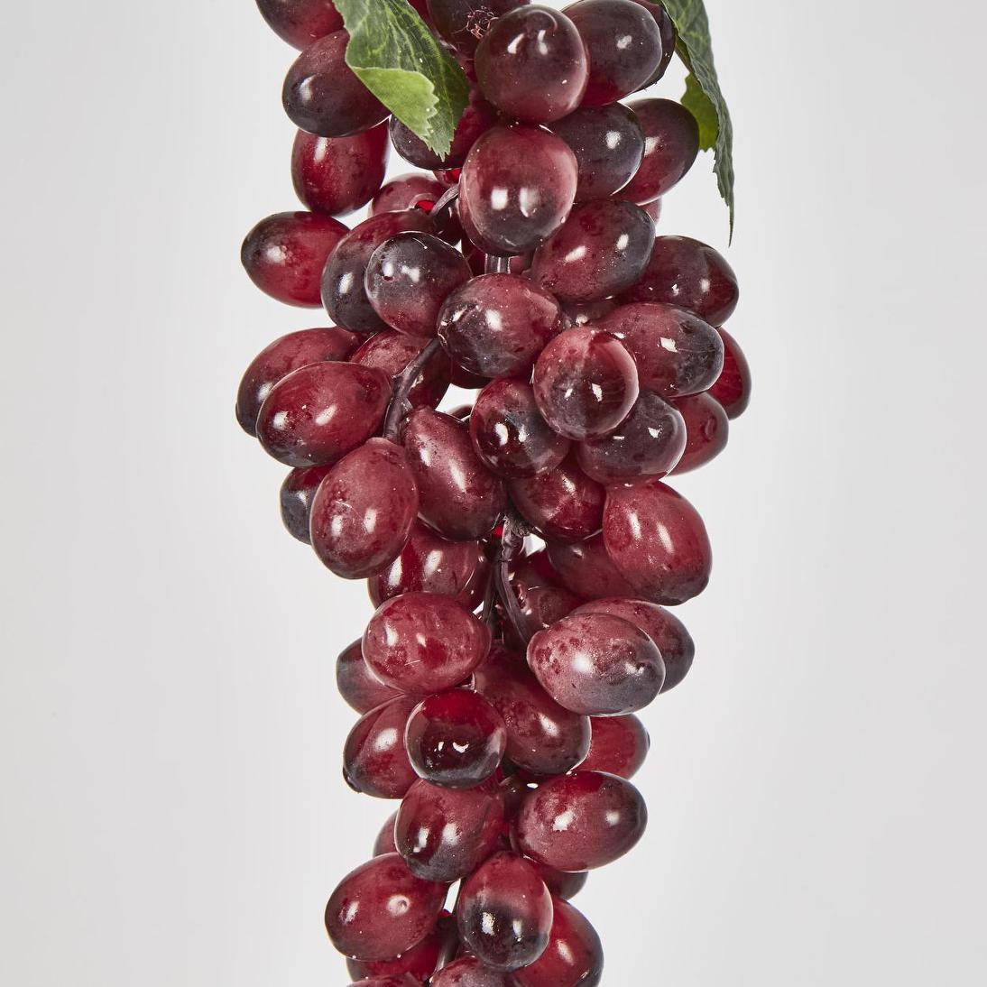 Artificial Purple black Grape bunch with 85 grapes 3 pcs