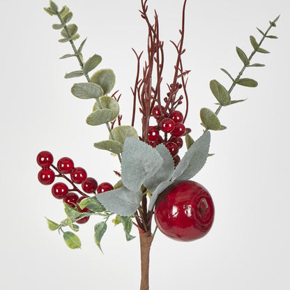 Red Berry pick with Spinning Gum 41cm 12 pcs