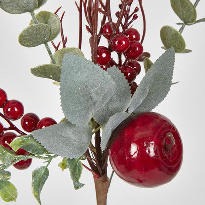 Red Berry pick with Spinning Gum 41cm 12 pcs