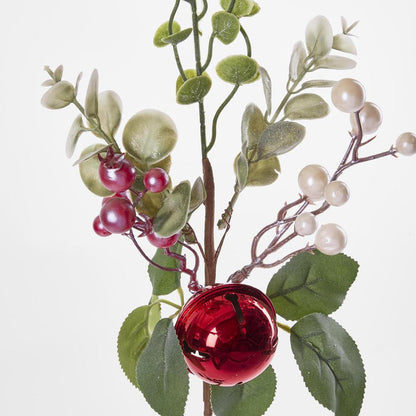 Red and White Berry Pick with Spinning Gum 43cm 12 pcs