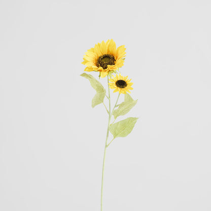 Sunflower Stem With 2 Heads 12 pcs
