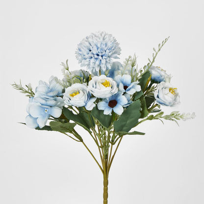 Mixed Flower Spray Blue 6 pcs