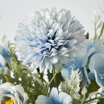 Mixed Flower Spray Blue 6 pcs