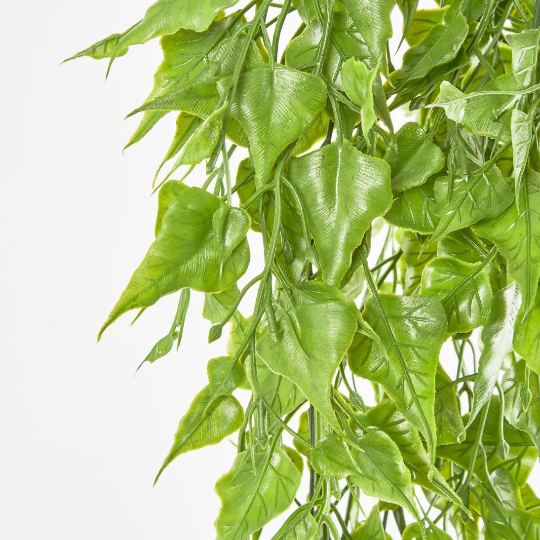 Hanging Leaf Bush Green 12 pcs
