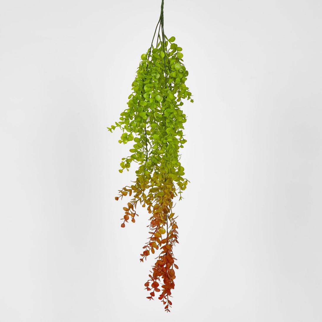 Hanging Eucalyptus Green Red 12 pcs