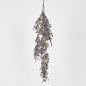 Hanging Leaf Spray with Purple Flowers 12 pcs