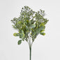 Mixed Leaf Bush Green 3 pcs