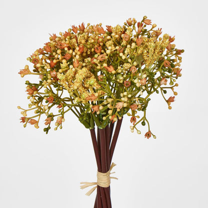 Baby's Breath Bouquet Orange 6 pcs