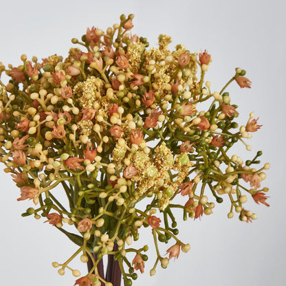 Baby's Breath Bouquet Orange 6 pcs