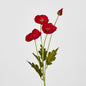 Mini Poppy Spray Red 18 pcs