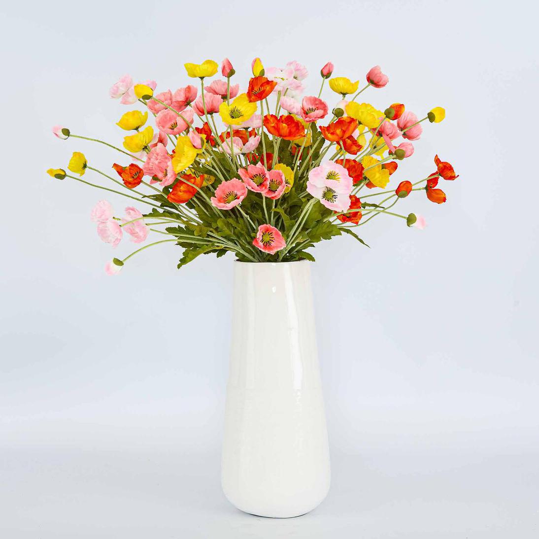 Mini Poppy Spray Yellow 18 pcs