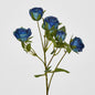 Rosebud Spray 7 Heads Blue 6 pcs