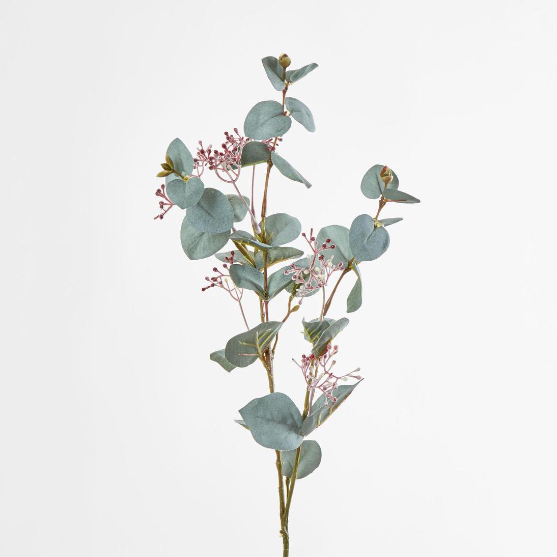 Seeded Eucalyptus Spray 67cm Green 12 pcs