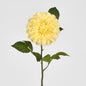 Single Ball Dahlia 74cm Yellow 6 pcs