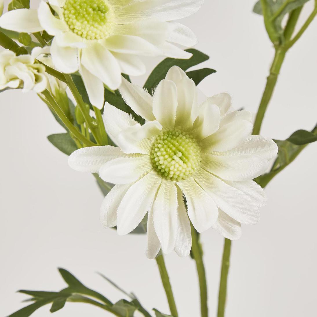 Daisy Spray 74cm White 12 pcs