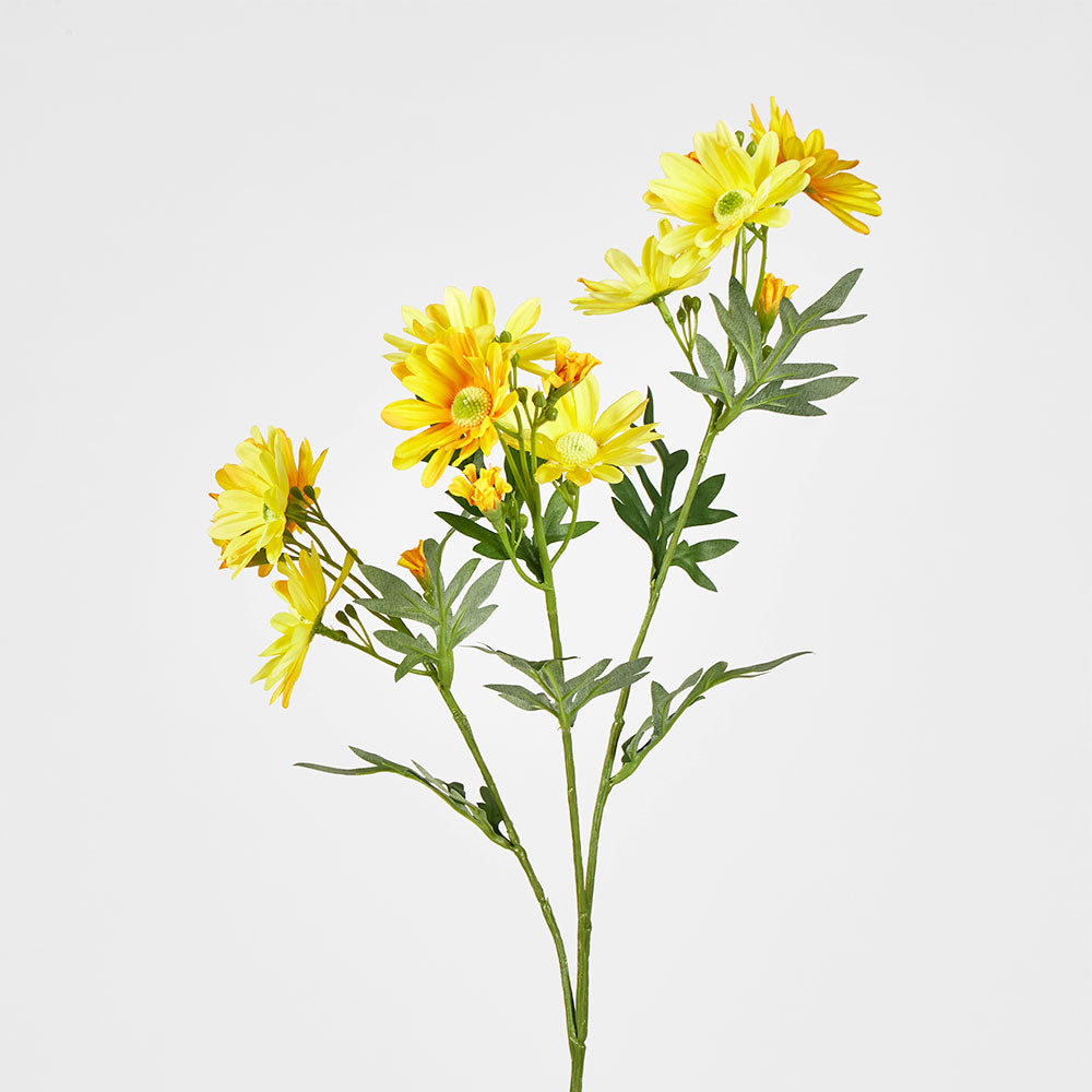 Daisy Spray 74cm Yellow 12 pcs