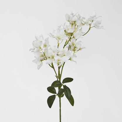 Bougainvillea Branch 83cm White 12 pcs