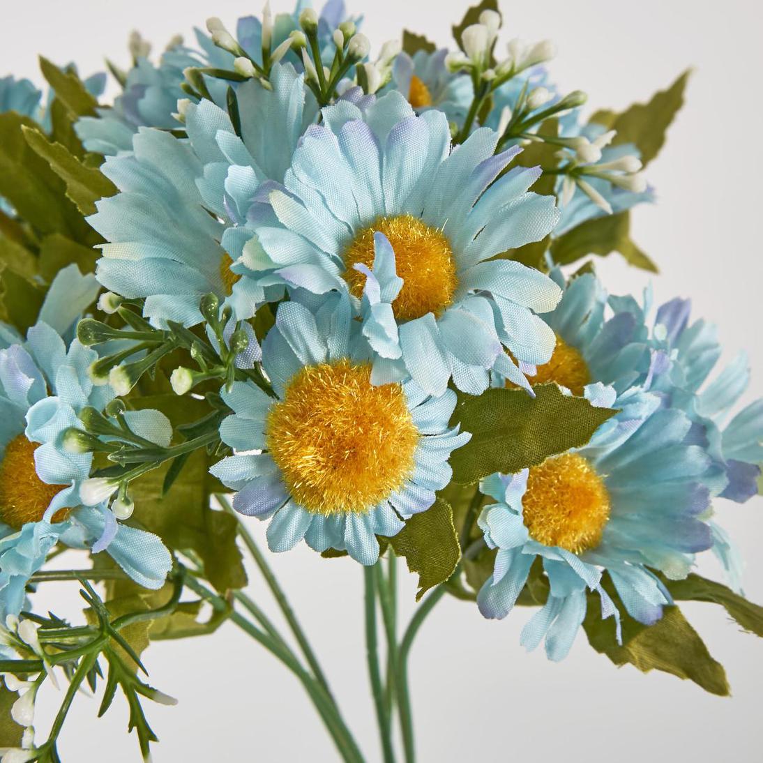 Daisy Bush 32cm Blue 12 pcs