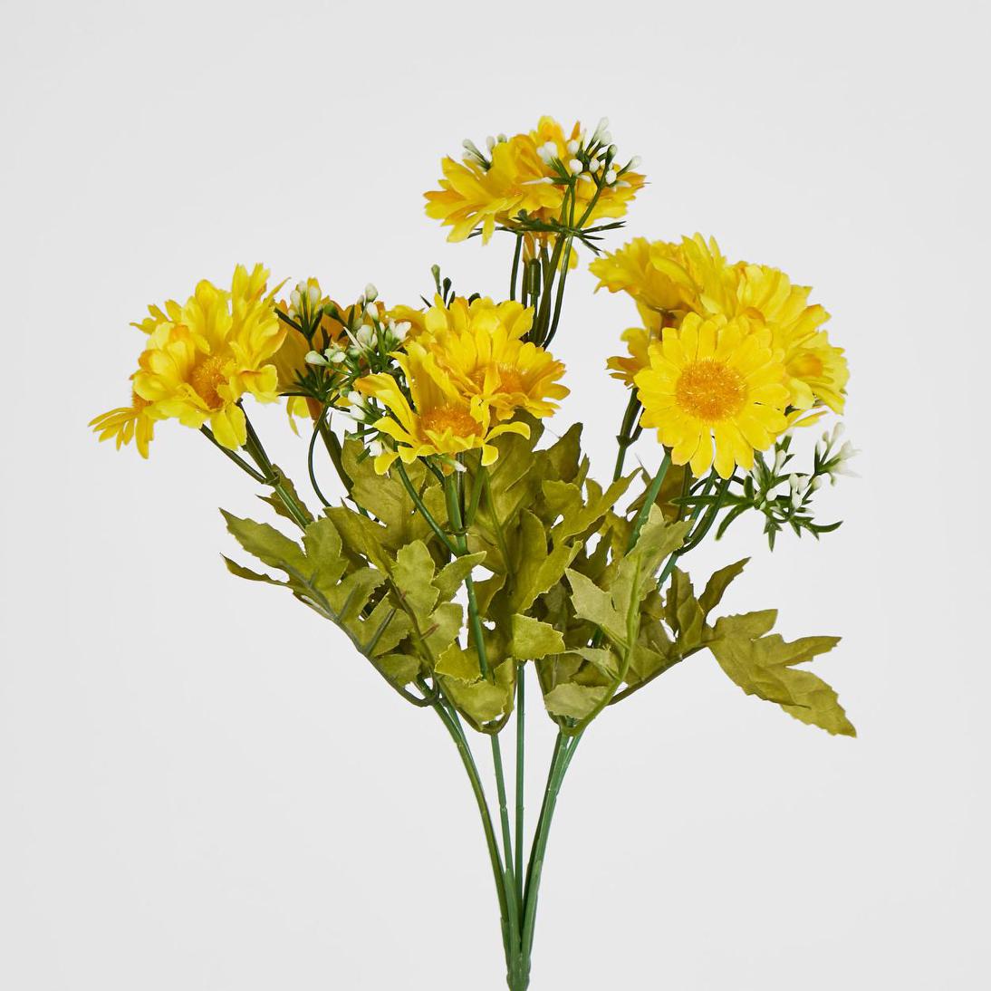 Daisy Bush 32cm Yellow 12 pcs
