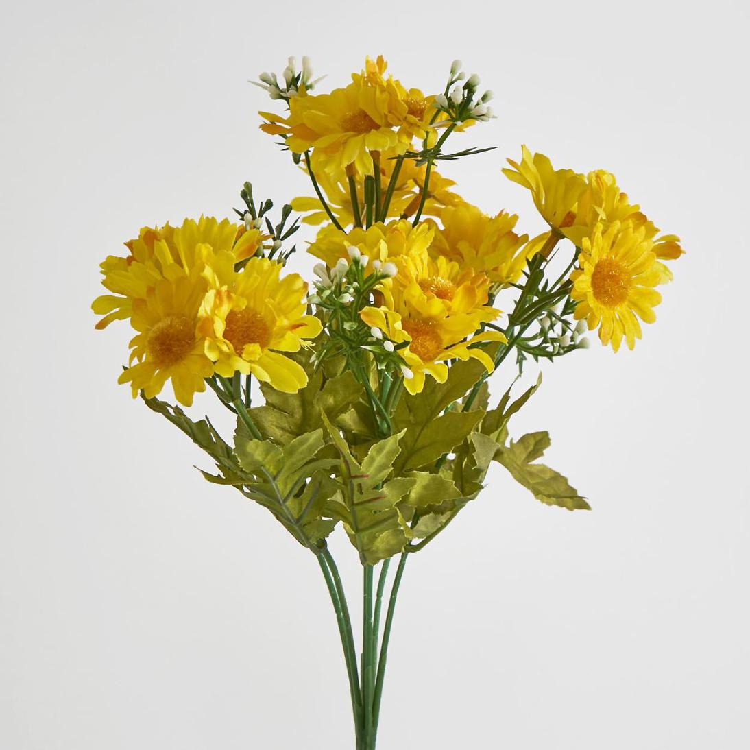 Daisy Bush 32cm Yellow 12 pcs