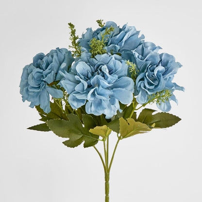 Marigold Bush x 5 Heads Blue 12 pcs