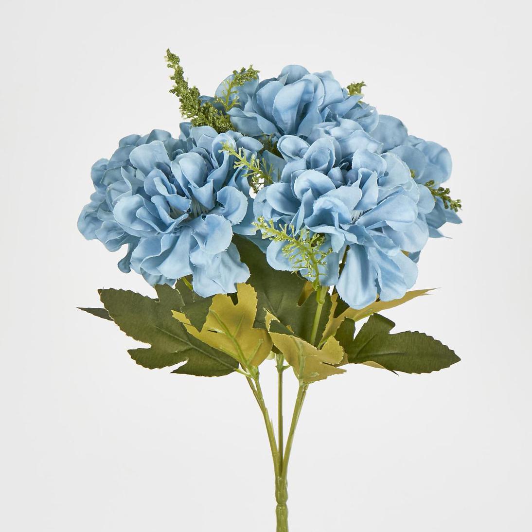 Marigold Bush x 5 Heads Blue 12 pcs