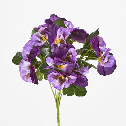 Pansy Bush 32cm Purple 12 pcs