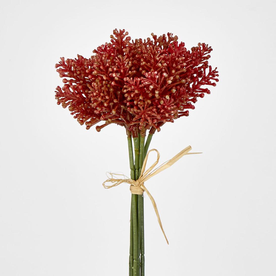Pine Berry Bunch 20cm Red 4 pcs