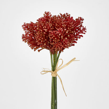 Pine Berry Bunch 20cm Red 4 pcs