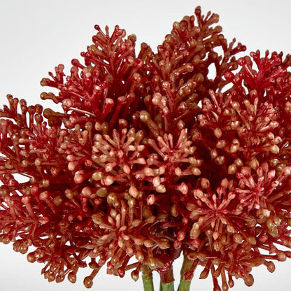 Pine Berry Bunch 20cm Red 4 pcs