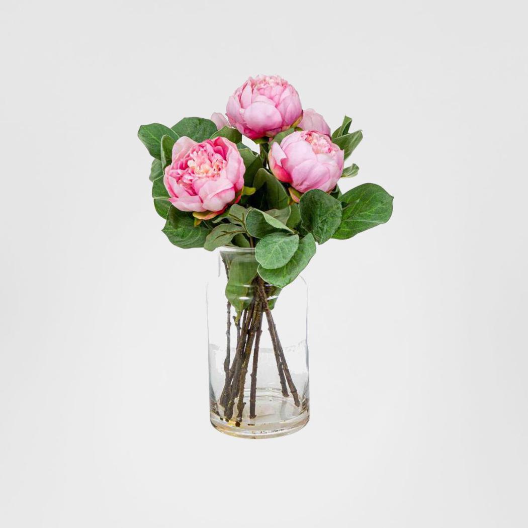 Pink Peony in Toby Vase Sml