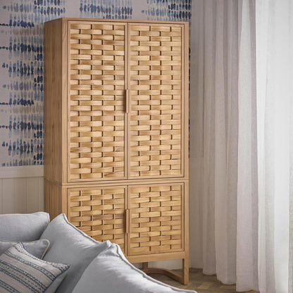 Weave Buffet & Hutch Natural