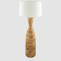 Esraj Turned Wood Floor Lamp Natural