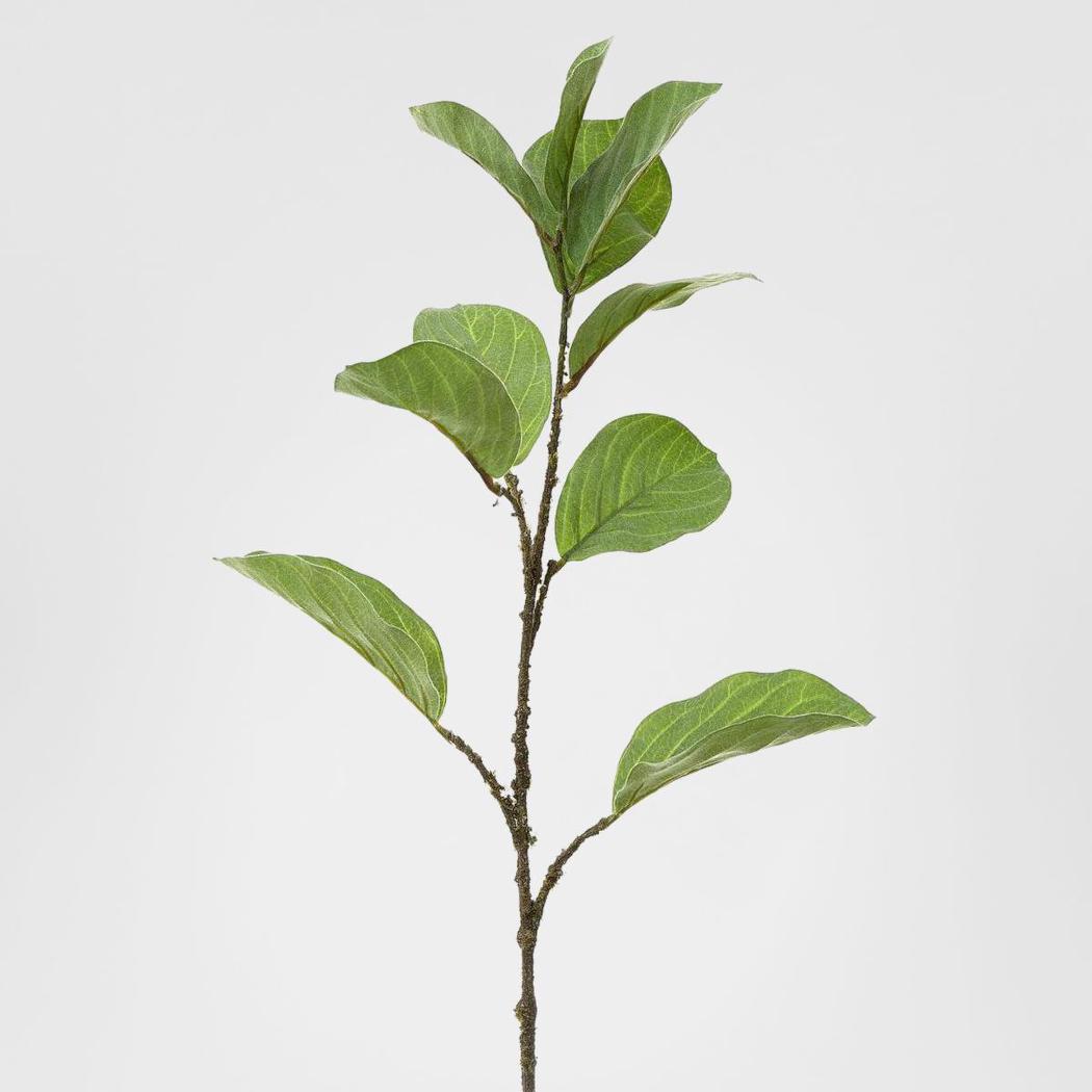 Leaf Ficus Spray 86cm Green 6 pcs